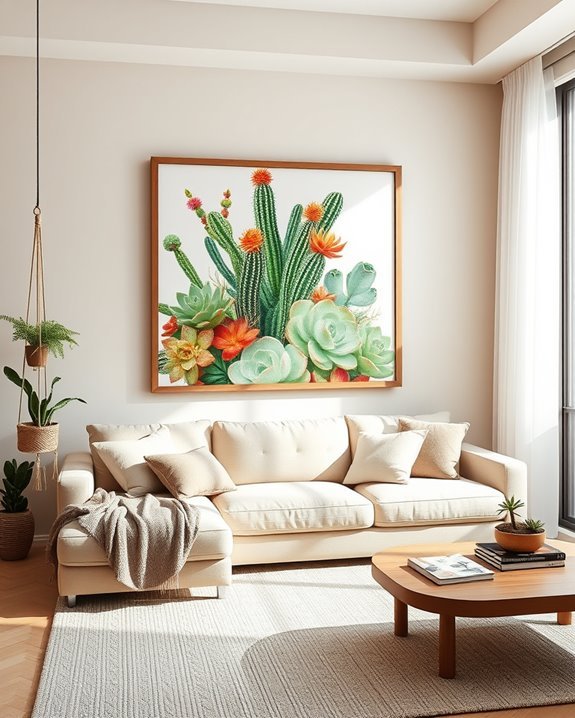 succulent and cacti decor