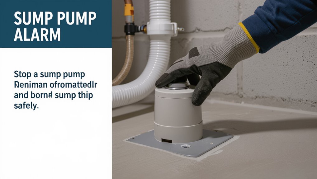 sump pump alarm safety checklist