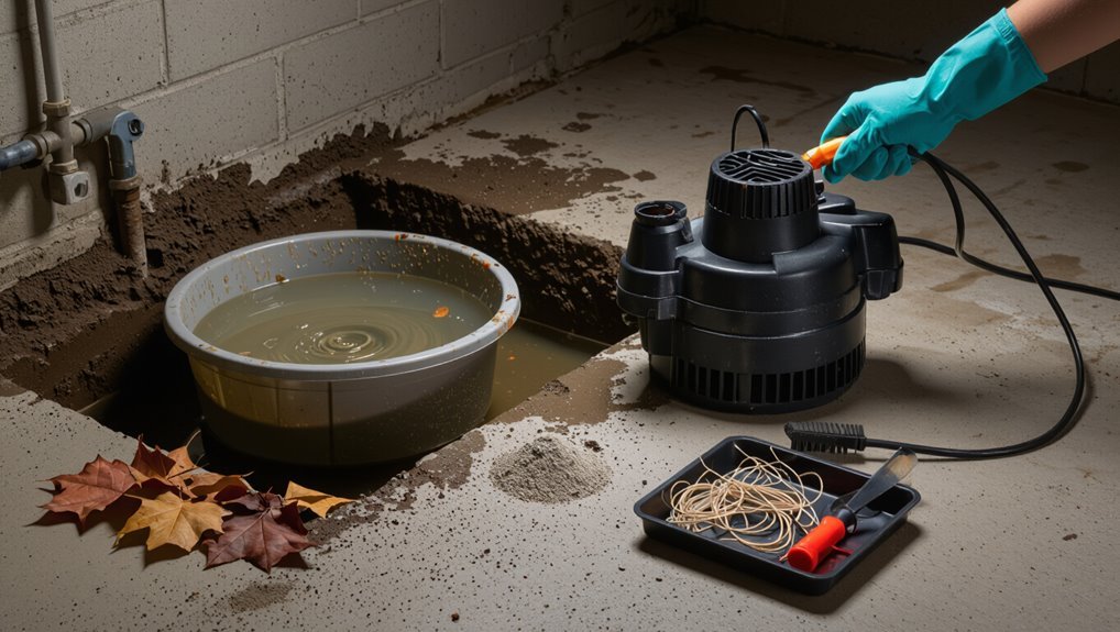 sump pump clog prevention