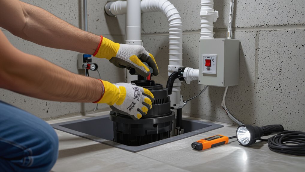 sump pump shutdown considerations