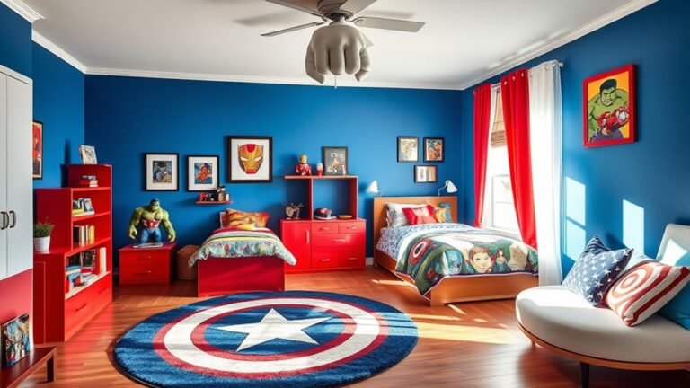 superhero themed kids decor