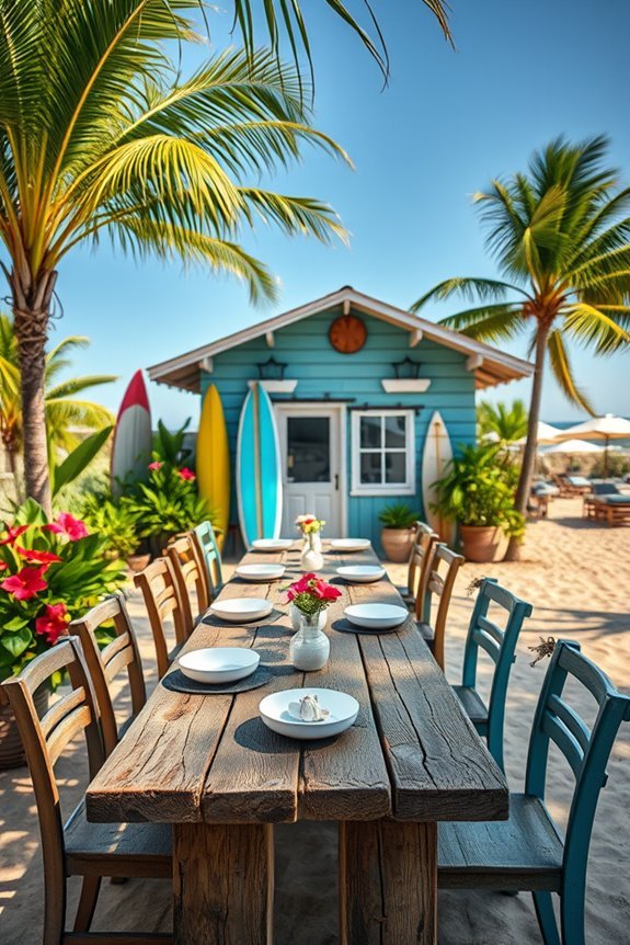 surf shack backyard vibes