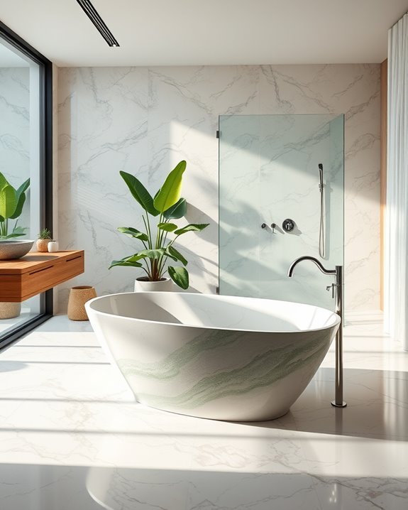 sustainable and recycled marble