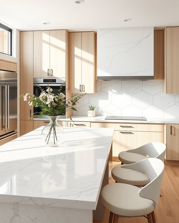 sustainable elegant backsplash design