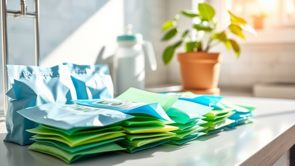 sustainable laundry detergent sheets