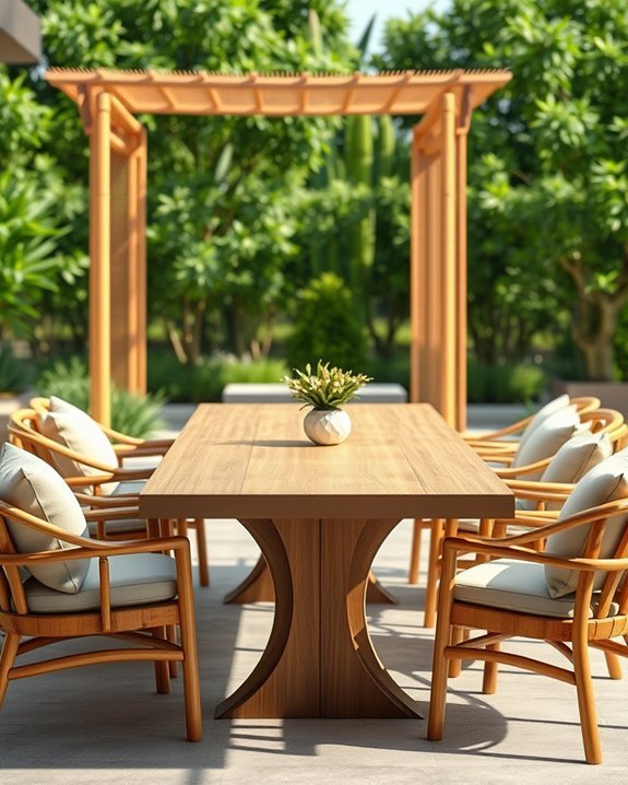 sustainable modern bamboo furniture
