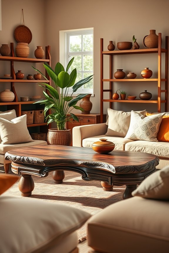 sustainable natural wood decor