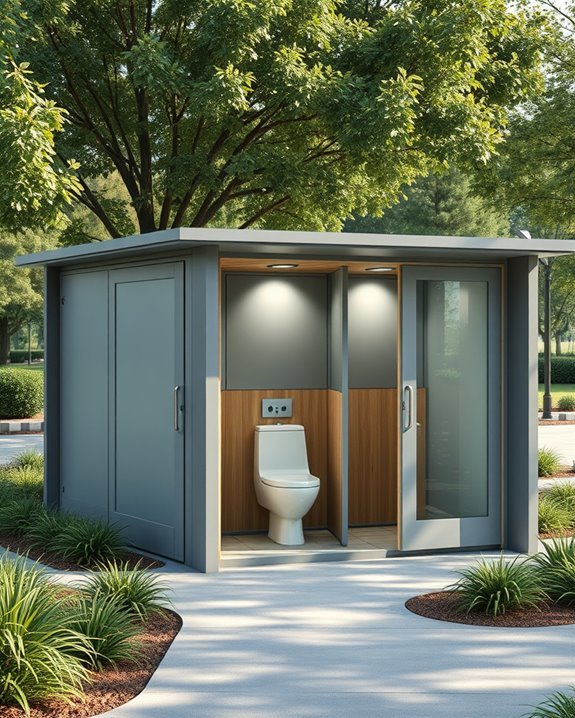 sustainable outdoor toilet design