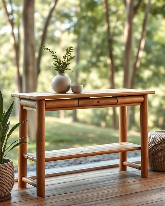 sustainable rustic bamboo elegance