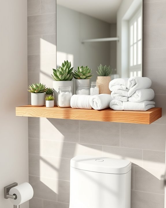 sustainable rustic bathroom decor