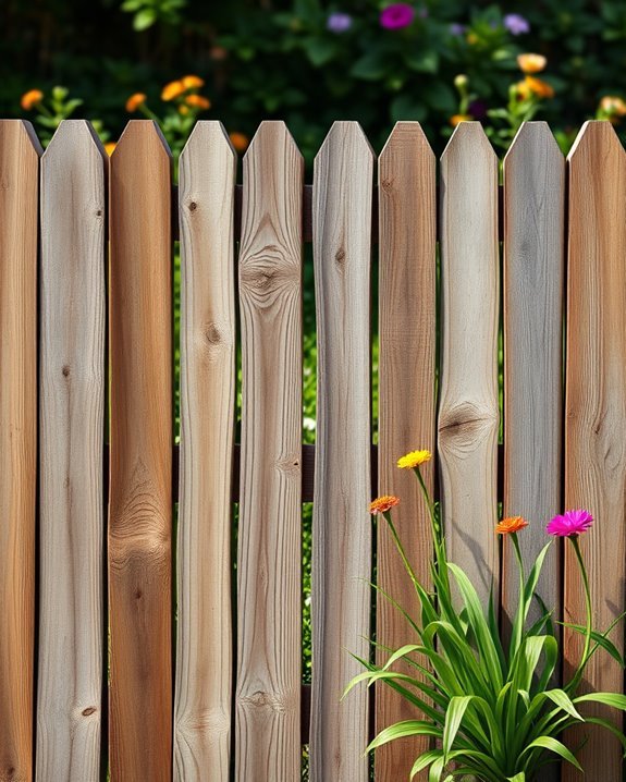 sustainable rustic wood fencing