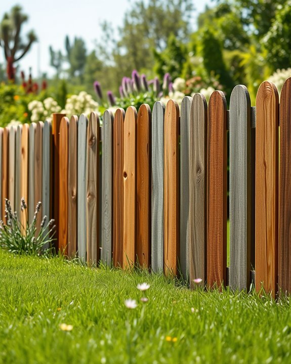 sustainable rustic wood fencing