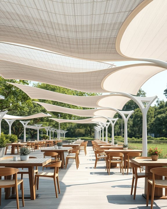 sustainable solar shade structures