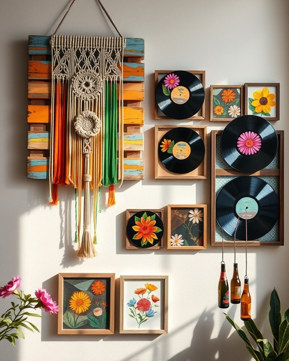 sustainable upcycled art decor