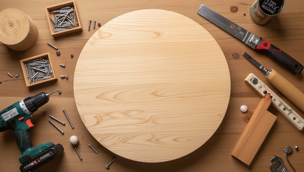 swivel table construction overview