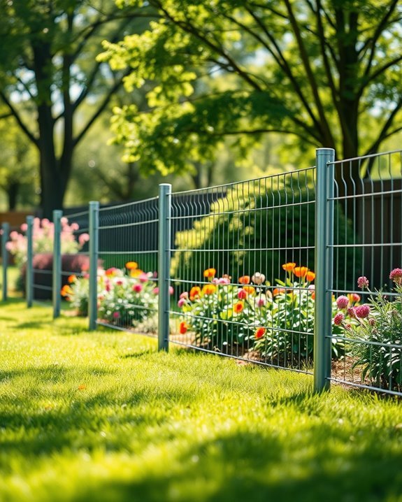 t post wire fence installation
