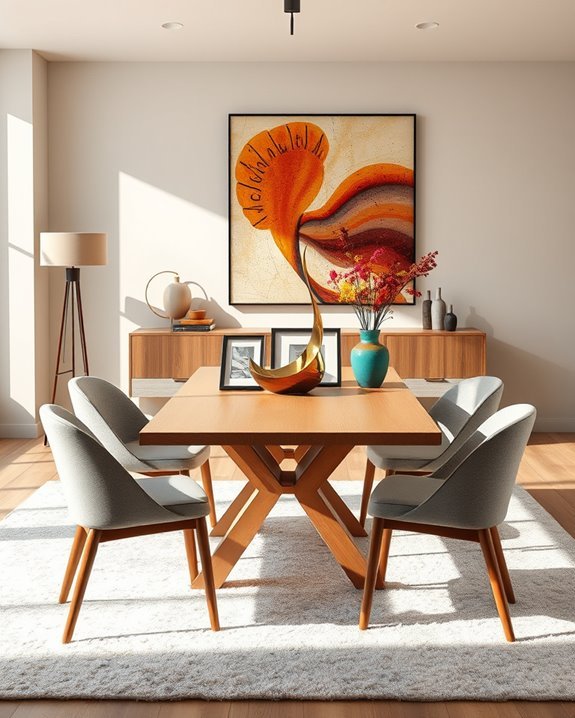 tabletop art display ideas