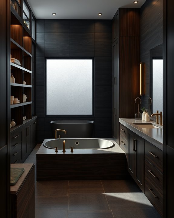 tailored luxurious bathroom cabinetry