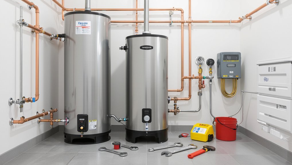 tankless water heater conversion
