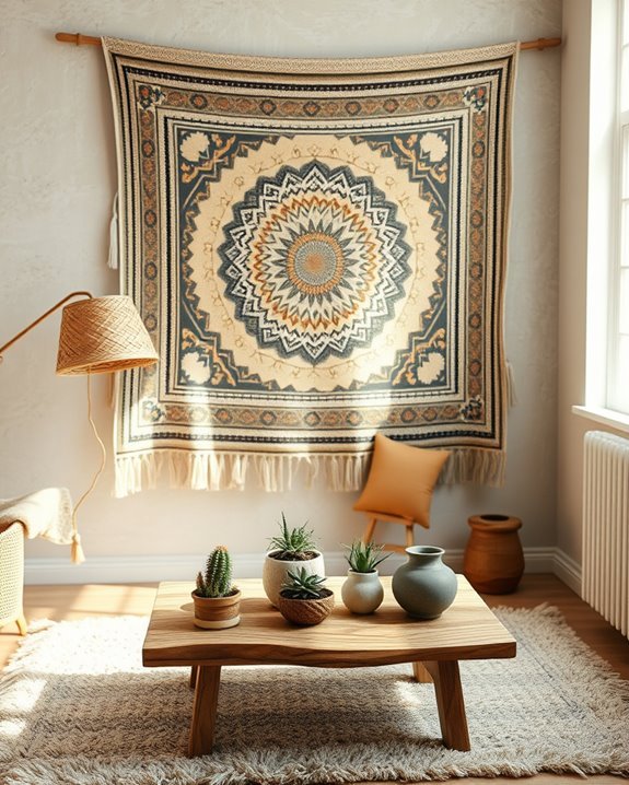 tapestry art enhances decor