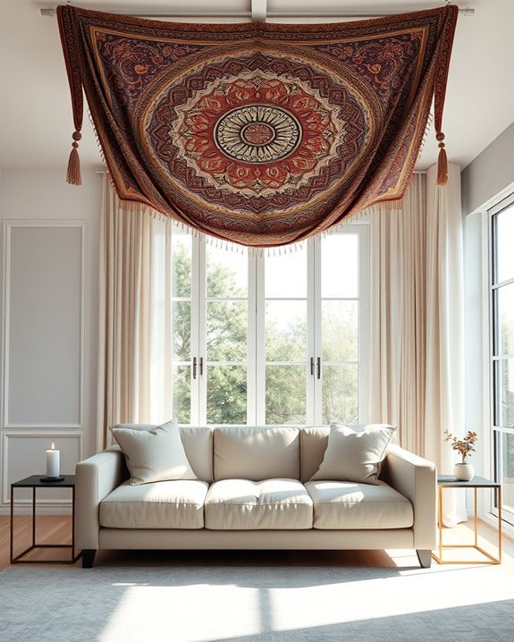 tapestry enhances room ambiance