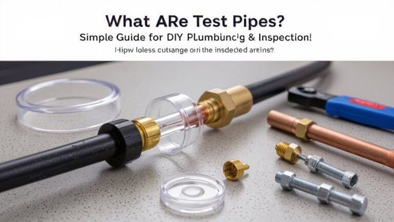 temporary plumbing inspection pipes