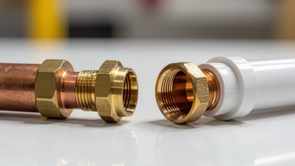 temporary versus permanent pipe connection