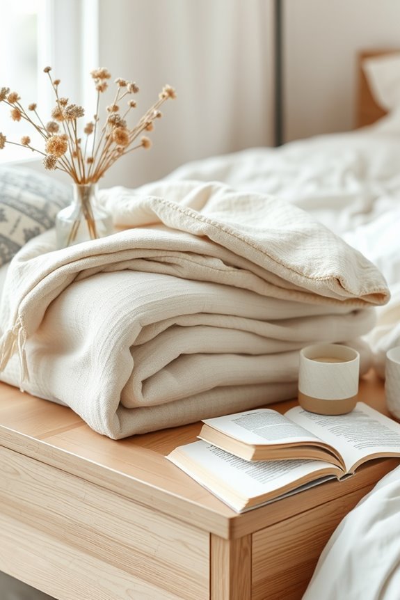 textile layering for decor