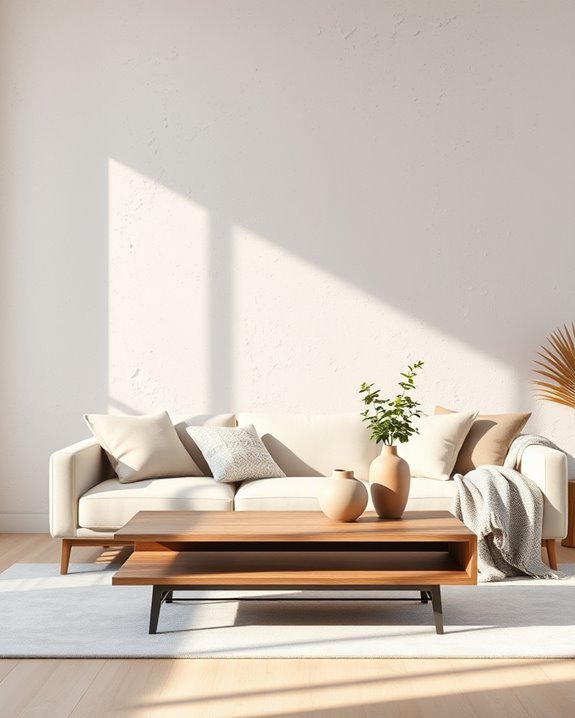 textured finishes enhance ambiance