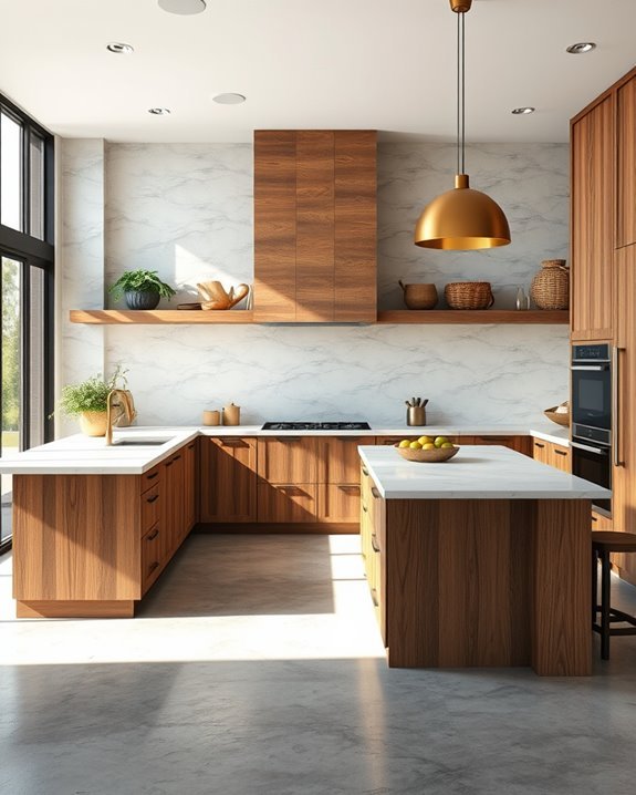 textured finishes enhance warmth