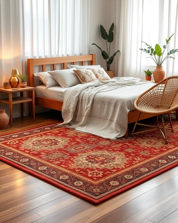 textured rugs enhance coziness