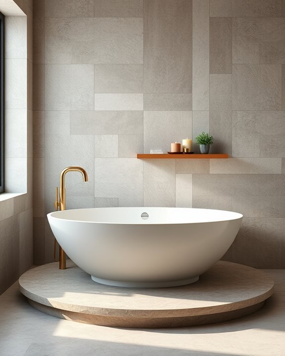 textured stone tile elegance