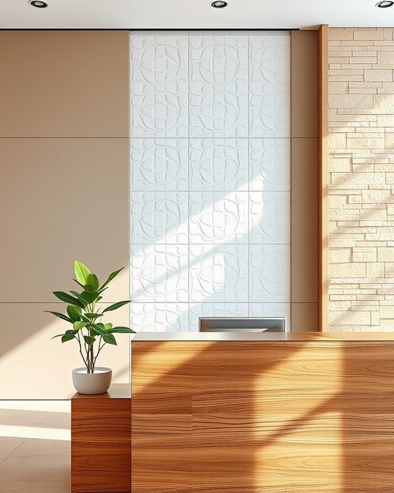 textured wall finishes enhance spaces