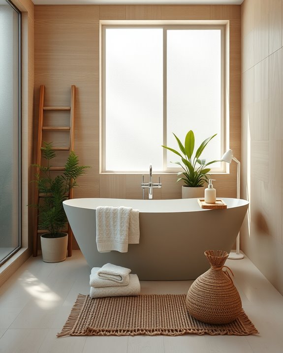 textured wall panels enhance bathrooms