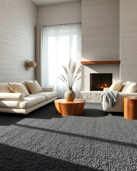 textured wallpaper enhances warmth