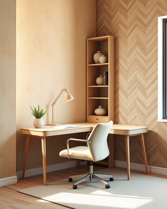 textured walls enhance productivity