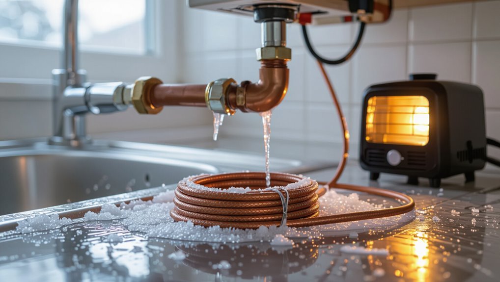 thaw frozen pipe quickly