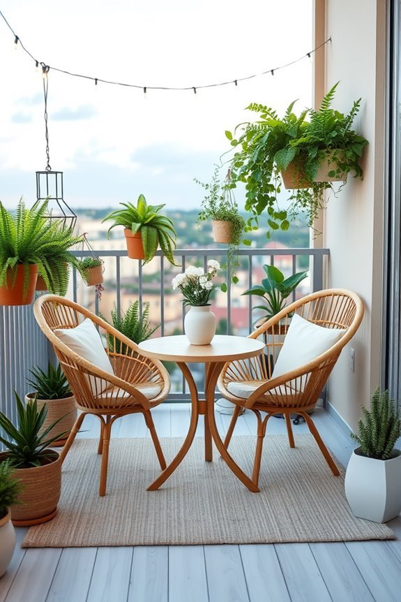 themed balcony retreat design