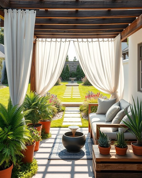 themed garden retreat creation