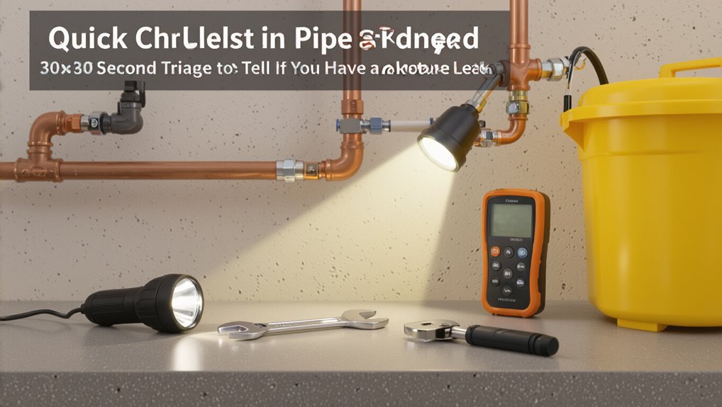 thirty second leak detection checklist