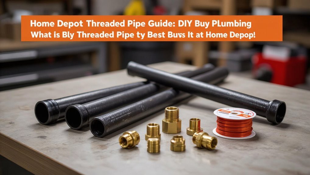 threaded pipe for plumbing