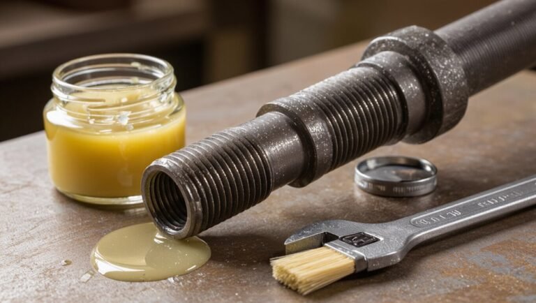 threadsealant curing for pipes