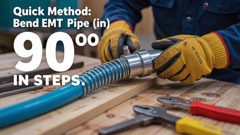 three step emt 90 bend