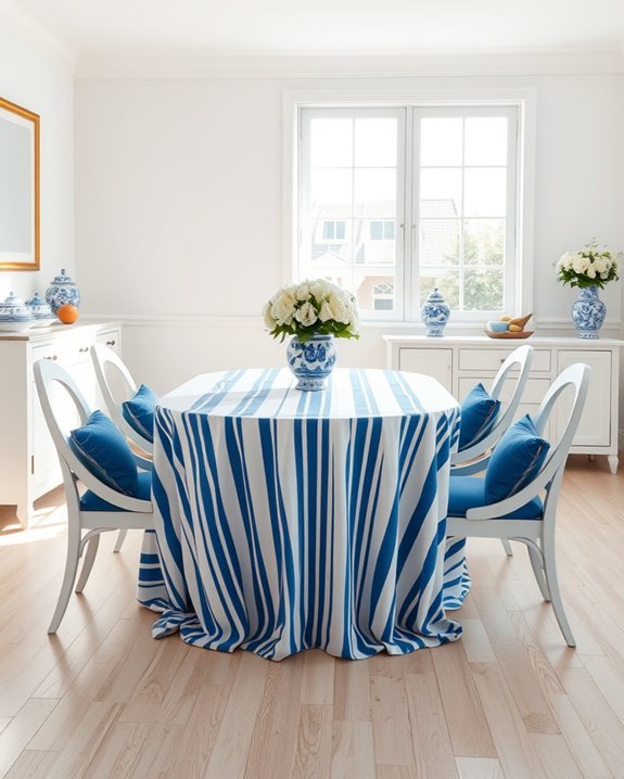 timeless blue and white elegance