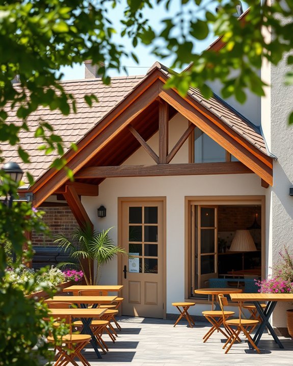 timeless gabled roof charm