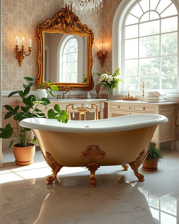 timeless vintage bathroom elegance