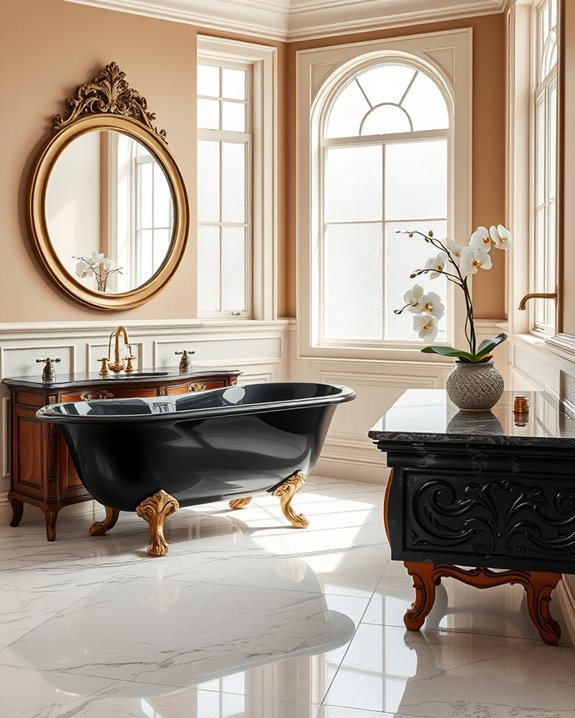 timeless vintage black granite