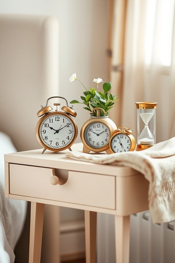 timeless vintage clock charm