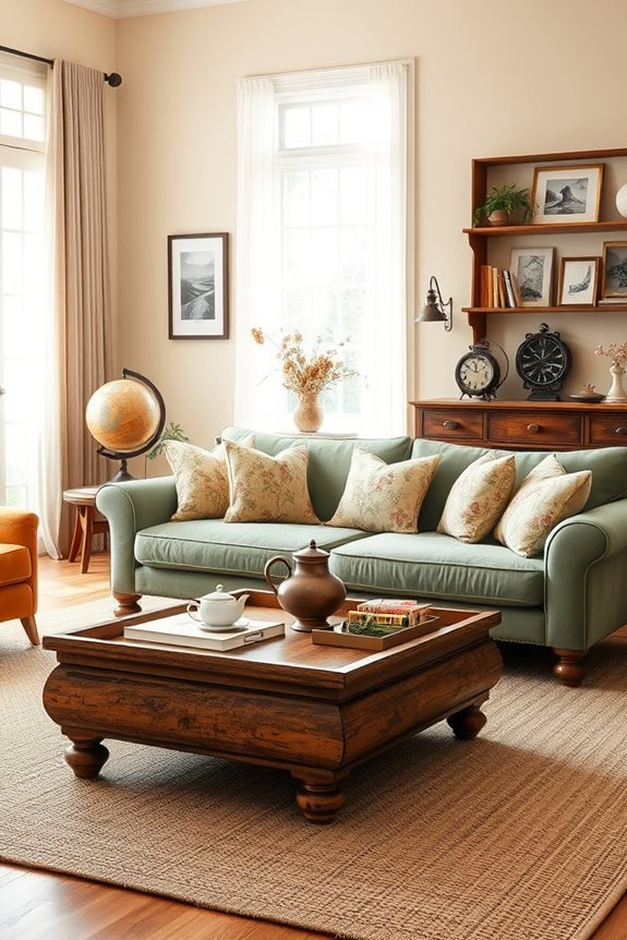 timeless vintage living room