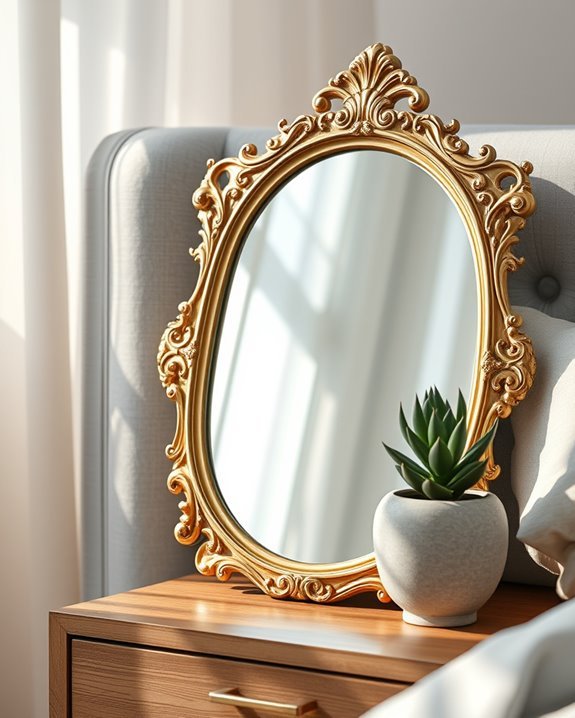 timeless vintage ornate mirrors